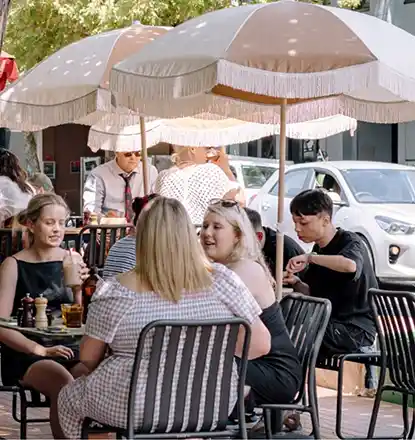 Canberra's dynamic dining scene with award-winning restaurants, craft breweries, and lively entertainment.