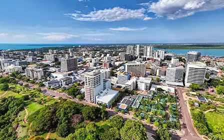 Darwin city blending tropical living, outdoor lifestyle, and cultural depth in Australia’s northern capital.